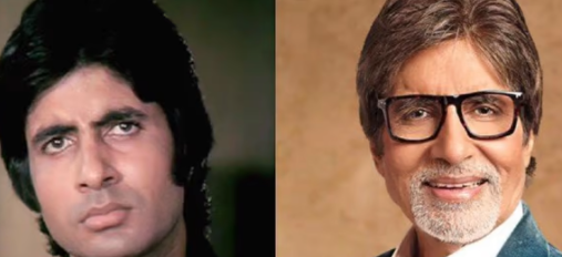 Amitabh Bachchan-young and old