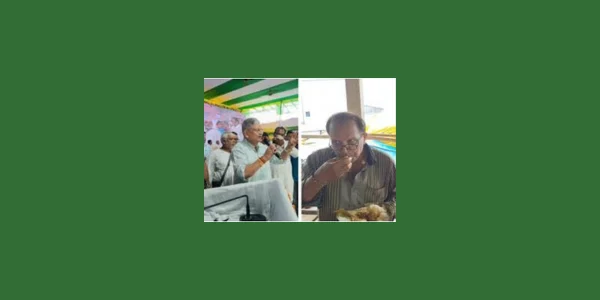 union minister lalan singh's meet bhat party in sawan rjd raised questions