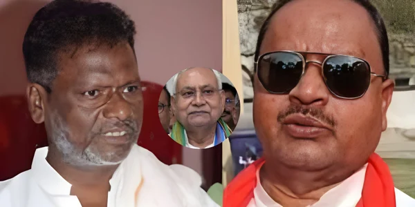 chaos in bihar politics clash between jdu mp and mla matter reaches police station