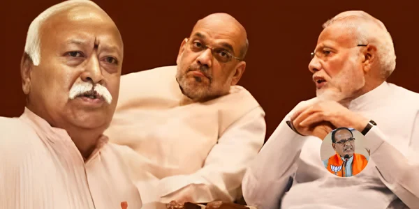 secret meeting rss this sign of modi shah bowing down to rss