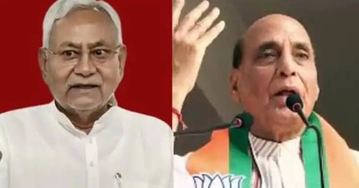 rajnath singh targets nitish kumar growing rift bjp jdu alliance ahead biha 20251110 143438 0000