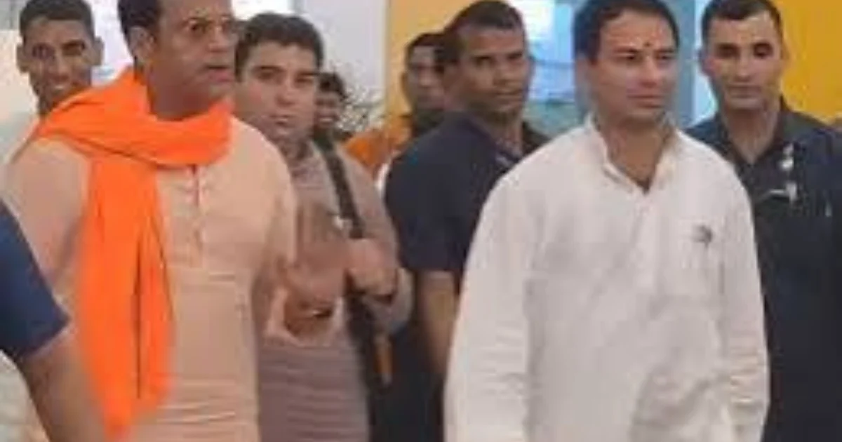 tej pratap yadav gets y plus security ravi kishan meeting adds to bihar pol 20251110 145408 0000